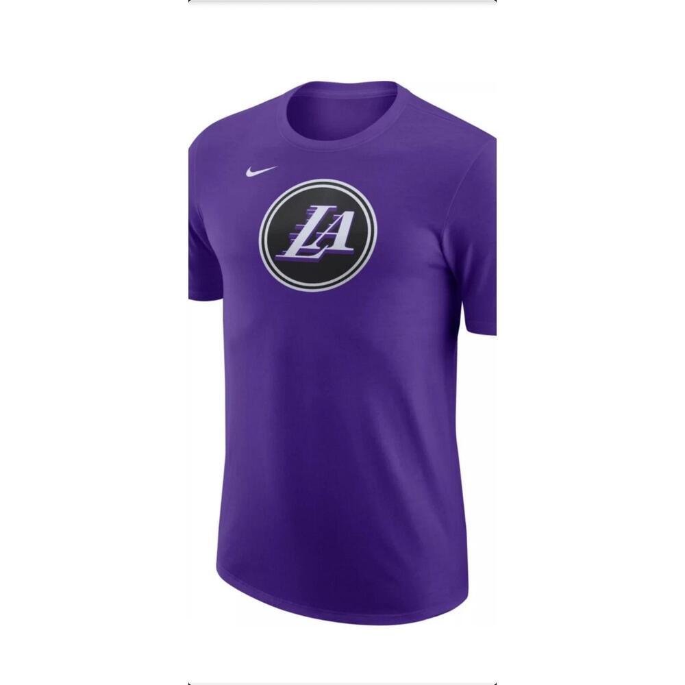 Nwt Los Angeles Lakers City Edition Dri-Fit Shirt Large